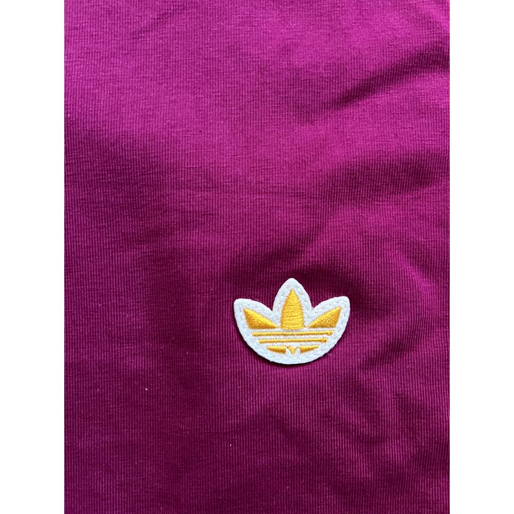 Adidas women XL leggings legacy burgundy new with tags - Picture 2 of 4